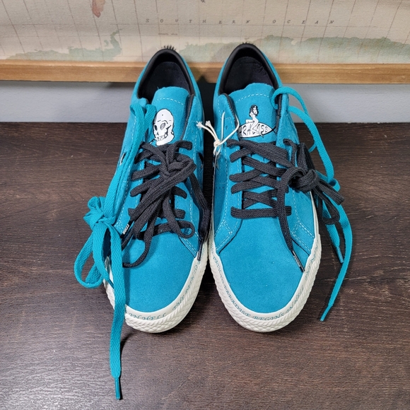 BRAND NEW Converse One Star Pro Ox Sean Pablo Rapid Teal Men Sz 8.0 Women Sz 9.5 - Picture 3 of 9